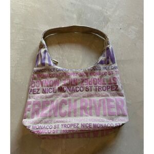 Robin Ruth French Riviera Hobo Bag Purple Pink Monaco Nice Cannes St Tropez